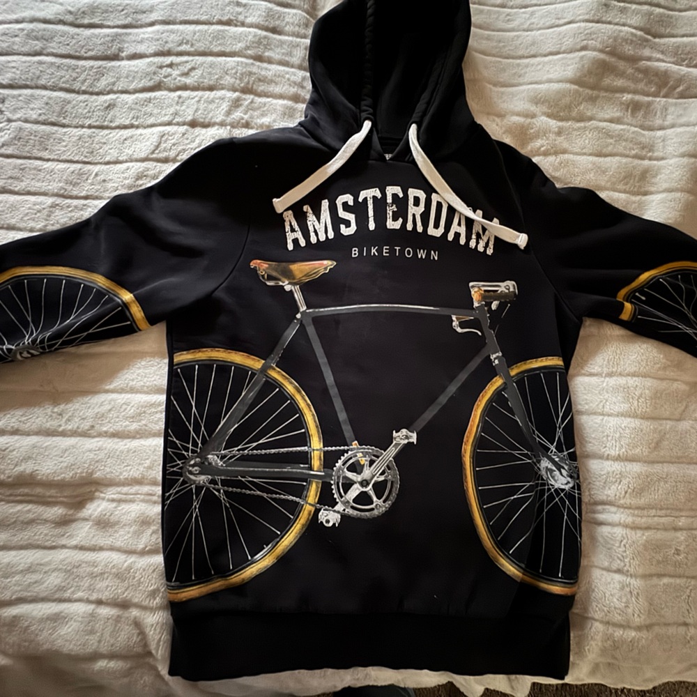 Black Graphic Hoodie